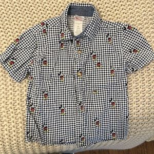 Disney Mickey Mouse Button Down